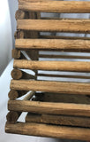 Primitive Wood 12 Dz Egg Crate Carrier Box Original Hand Made w/Sticks Folk Art - Cabin Fever Purveyors