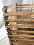 Primitive Wood 12 Dz Egg Crate Carrier Box Original Hand Made w/Sticks Folk Art - Cabin Fever Purveyors