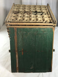 Primitive Wood 12 Dz Egg Crate Carrier Box Original Hand Made w/Sticks Folk Art - Cabin Fever Purveyors