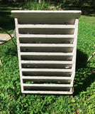 Vintage Primitive Wood Barn Attic Air Vent Shabby Architectural Salvage Chippy