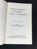 Development Planning Lessons of Experience Albert Waterston 1969 HB DJ