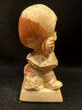 Vintage Berries Sillisculpt Figure I Love You This Much 1975 Retro Big Eyed Girl - Cabin Fever Purveyors