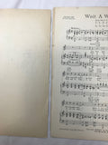 1925 Wait A While Billy Hays Cathay Tea Garden Orchestra Vintage Sheet Music Uke - Cabin Fever Purveyors