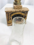 Vintage Mini Oil Lamp Fireplace Cream Shade Hurricane Enesco Made in Japan - Cabin Fever Purveyors