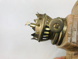 Vintage Mini Oil Lamp Fireplace Cream Shade Hurricane Enesco Made in Japan - Cabin Fever Purveyors