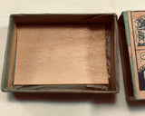 Atq Celluloid Covered Thumb Tacks CELLO Brand Germany NOS Advertising Wood Box - Cabin Fever Purveyors