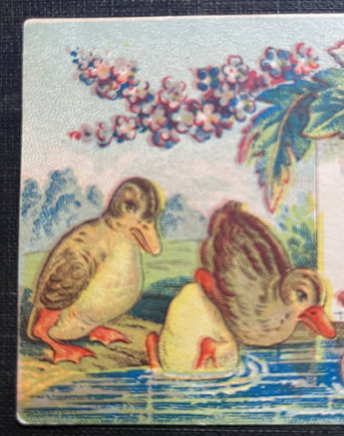 Victorian Trade Card A.S. Davis Boots and Shoes Athol Massachusetts