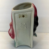 Vintage MCM Royal Copley Pirate Wall Pocket Head Vase Spaulding China Co Gypsy