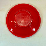 MCM Bartlett Collins Cookie Jar Red w/ White Flowers Retro Kitchen Mod Daisies