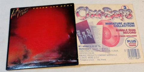 1980's Chu Bops Mini Album Bubble Gum Record Pat Travers Band #3 - Cabin Fever Purveyors