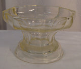 Vintage McKee Glass Punch Bowl Base Heavy Colonial Panel Marked - Cabin Fever Purveyors