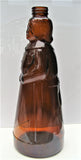VTG Large Size 11" Tall 32 oz Mrs Butterworth's Glass Syrup Brown Bottle No Cap
