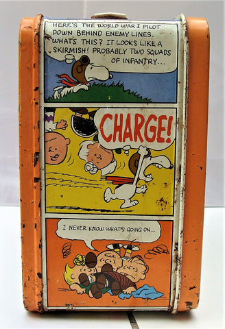 Peanuts by Schulz Thermos Brand Metal Lunchbox, 1959 – Memory Hole