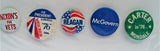 VTG Presidental 1950s-2000s 53 Political Buttons Pinbacks Shrink Mounted #1