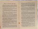 Vintage 1939 History & Laws of Mountain Lake Park Maryland Md Booklet Bi-Laws