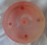 Vintage Regaline Pink Plastic Round Footed Box with Lid No 468 U.S.A. MCM Retro
