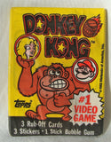 1982 Topps NOS Unopened Sealed Donkey Kong Stickers Single Wax Pack Super Mario