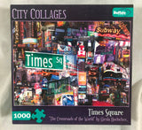 Buffalo City Collages Times Square Crossroads of the World Jigsaw Puzzle 1000