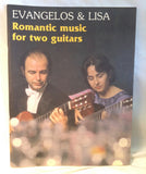 Evangelos and Lisa Romantic Music for Two Guitars Sheet Music Book 1982 EUC