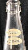 Vintage Dixi Cola Soda Bottle White ACL Very Good Cond Oakland Md Maryland 12 oz - Cabin Fever Purveyors