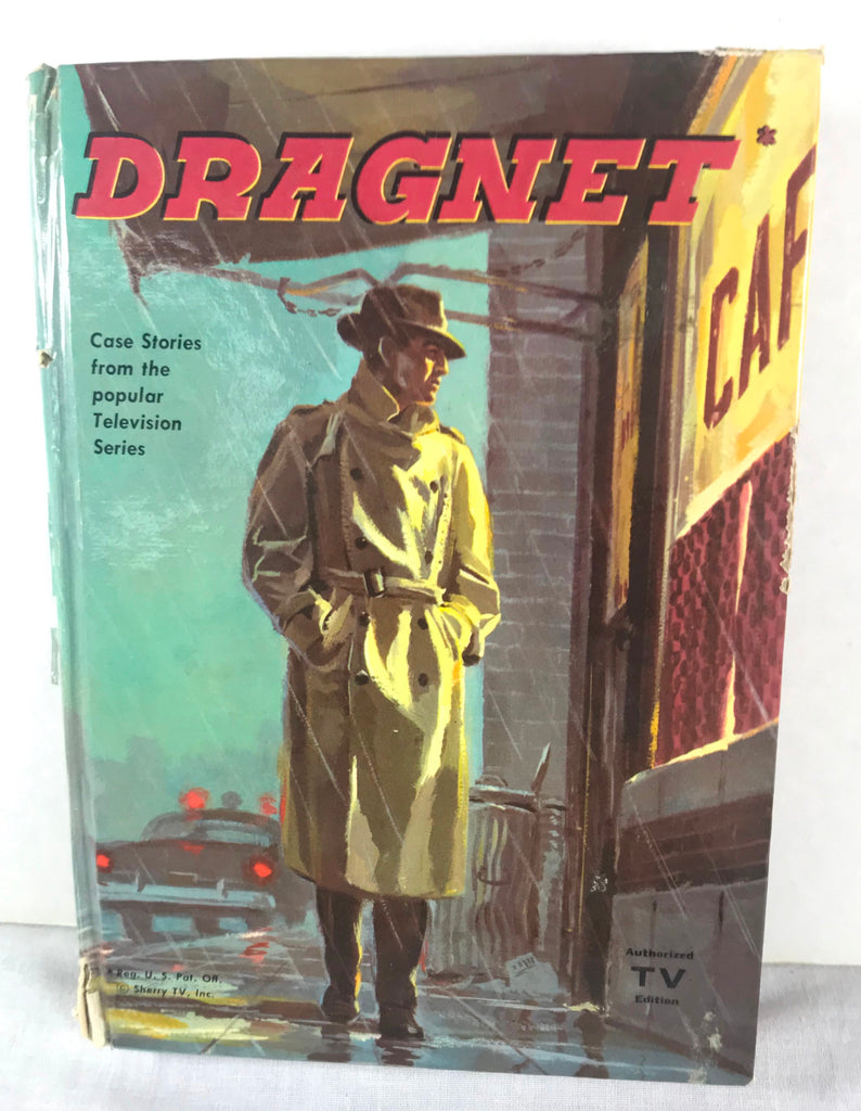 Vintage Dragnet Whitman 1957 HB TV Ed Richard Deming Good Condition