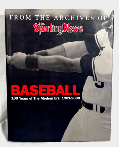 Baseball 100 Years of the Modern Era 1901 - 2000 Sporting News HB DJ VG 2001