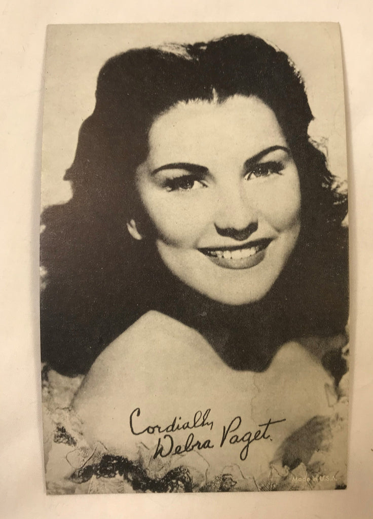 Vintage Arcade Exhibit Vending Photo Card Postcards Actress Debra Paget - Cabin Fever Purveyors