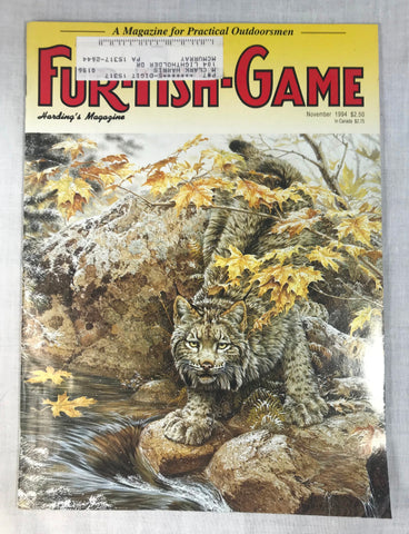 Vtg Fur Fish Game Magazine November 1994 Outdoorsmen Hunting Trapping Man Cave