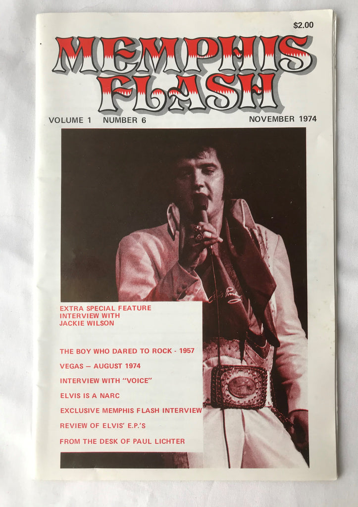 Vintage Memphis Flash Magazine Vol 1 #6 Elvis Presley - Cabin Fever Purveyors
