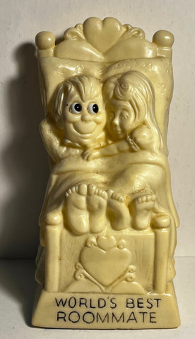 Berrie Sillisculpt Statue World's Best Roommate 1971 Love Valentine