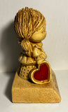 Paula Sillisculpt Statue How Long Will I Love You Always 1970 Retro Valentine