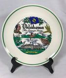 Vtg Oklahoma The Sooner State Souvenir Plate State Capitol Taylor Smith Taylor