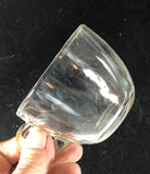 Vintage Sunburst 8 pc Snack Set Crystal Indiana Glass Co in Box 0853 Excellent