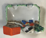Vintage Native American Ashtray Ceramic Colorful Hand Painted Made in Japan MIJ - Cabin Fever Purveyors