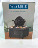 2015 Meditation Fountain Lotus Flower Wayland Square New in Box