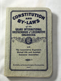 Constitution and By-Laws International Brotherhood of Locomotive Engineers RR - Cabin Fever Purveyors