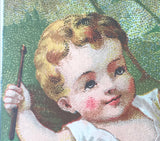 Victorian Trade Card Lancaster PA Shaub & Burns Shoes Baby Drum Queen St - Cabin Fever Purveyors