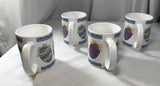 Easter Mugs Set of 4 Decorated Eggs Made in China - Cabin Fever Purveyors