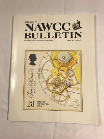 NAWCC Bulletin #305 December 1996 Horological Ephemera Military Watches V 38 - Cabin Fever Purveyors