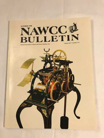 NAWCC Bulletin #316 October 1998 Elgin Horological Ephemera National Watch V 40 - Cabin Fever Purveyors