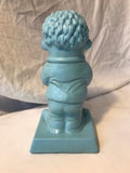 Vtg R & W Berries Statue Sillisculpt Happy Birthday Blue Goofy Man Cake Candle - Cabin Fever Purveyors
