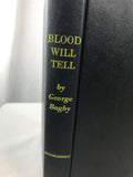 Blood Will Tell by George Bagby 1950 Doubleday & Co HB VG Black w/ Green Title - Cabin Fever Purveyors
