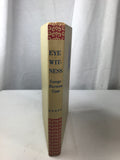 Eye Witness by George Harmon Coxe 1949 Alfred Knopf HB Tan with Red & Blue VG - Cabin Fever Purveyors
