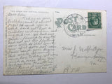 Cumberland MD Lake Gordon Water Supply Postcard Posted Falls WV 1924 Spillway - Cabin Fever Purveyors